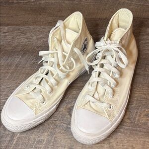 All White Converse Hightop